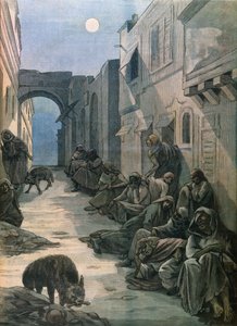 Lebbrosi in Etiopia, 1898 da French School