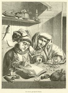 Gli avari (incisione) da French School
