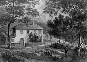 Les Charmettes Casa di Madame de Warens vicino a Chambéry, dove soggiornò Rousseau da French School