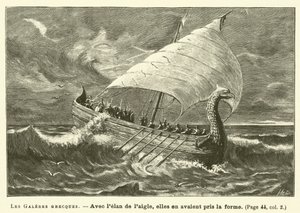 Le Galee Greche (incisione) da French School