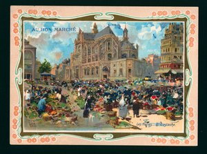 Les Halles e la Chiesa di St Eustache, Parigi