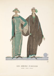Les Soeurs Jumelles, da una collezione di tavole di moda da French School