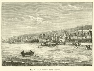 I bagni di mare a Trouville