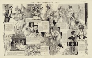 Les diamantees (incisione) da French School