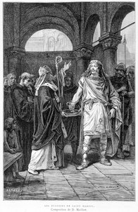 Le eulogie di San Martino - in "I cronisti della storia di Francia" di Mme de Witt da French School