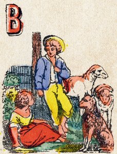 Lettera B Pastori da French School