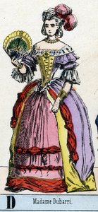 Lettera D come Madame Dubarri. Ritratto di Jeanne Becu, contessa du Barry (1743-1793), favorita di Luigi XV, Re di Francia da French School