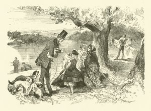 Vita in Inghilterra: venditore di cani a Hyde Park da French School