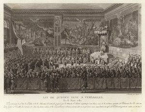 Lit de Justice tenuto a Versailles da French School