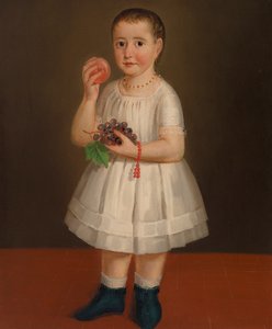 Bambina con Frutta, c.1840 da French School