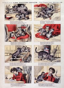 Gattini - Immagine di Épinal da French School