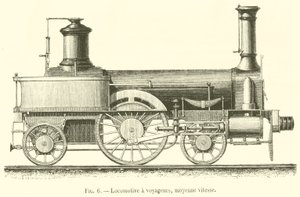 Locomotiva per passeggeri, velocità media da French School