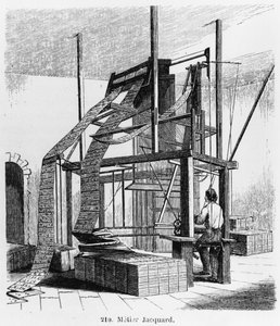 Telaio progettato da Joseph Marie Jacquard (1752-1834) seconda metà del XIX secolo