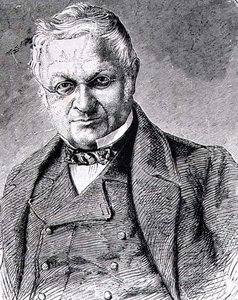 Louis-Adolphe Thiers (1797-1877) statista, storico e giornalista francese (incisione)