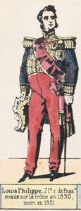 Luigi Filippo, 71º re di Francia, salito al trono nel 1830, morto nel 1851 da French School