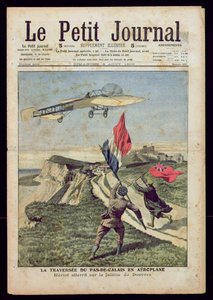 Louis Bleriot che atterra a Dover, da 