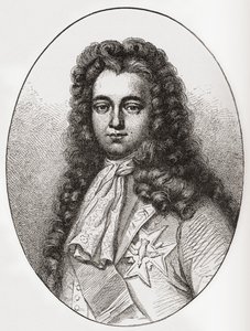 Louis François Marie Le Tellier Marchese di Barbezieux, 1668-1701. Statista francese. Da Les Heures Libres pubblicato nel 1908