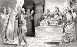Luigi I (778-840) il Pio a corte, da 