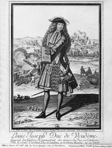 Louis Joseph de Bourbon, duca di Vendome, noto come Il Grande Vendome da French School