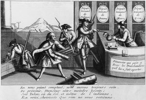 Louis Mandrin (1724-55) Attacca da French School
