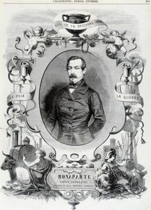 Luigi Napoleone Bonaparte (Luigi-Napoleone III), Presidente della Repubblica Francese - Ill. da French School