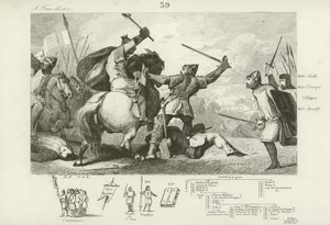 Luigi VI di Francia combatte gli inglesi alla battaglia di Brenneville, 1119