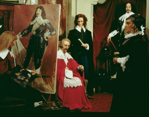 Luigi XIII (1601-43) nel laboratorio di Philippe de Champaigne (1602-74)