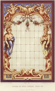 Vetrata in stile Luigi XIII