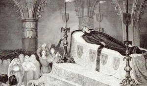 Luigi XII (1462-1515) Padre del Popolo sul suo catafalco, da 