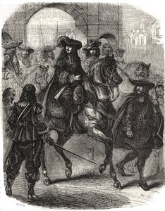 Luigi XIV (1638-1715) e sua moglie Maria Teresa d