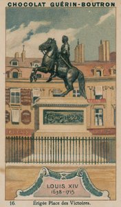 Luigi XIV, 1638-1715, Eretto a Place des Victoires da French School