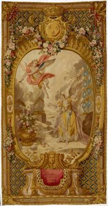 Arazzo Gobelins di Luigi XV dalla serie "Scene d