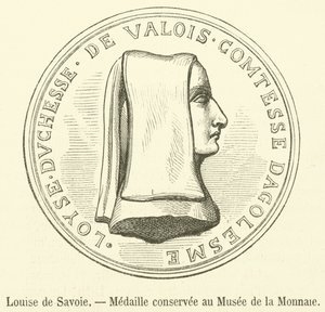 Luisa di Savoia, Medaglia conservata al Museo della Moneta da French School