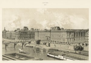 Louvre, 1867 da French School