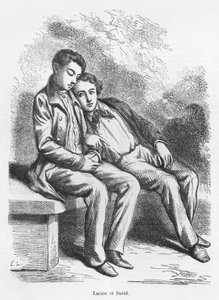 Lucien de Rubempre e David Sechard, illustrazione da 