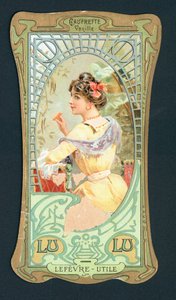Carta pubblicitaria Lulu, francese