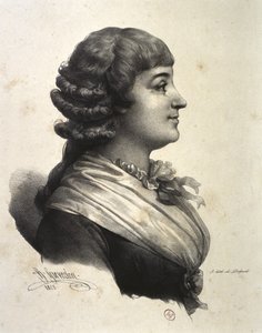Madame Roland (Marie-Jeanne Roland de la Platière) da French School