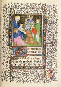 Adorazione dei Magi, Horae francese