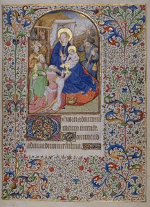 Adorazione dei Magi, Horae francese