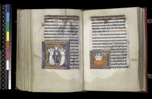 MS 300 f202v-203r, Suffragio a San Dionigi e Suffragio a Sant
