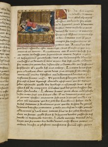 MS Hunter 252 012r Pagina da Cent Nouvelles Nouvelles, c.1461-62