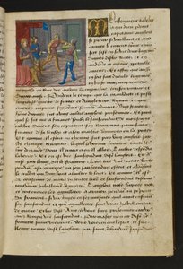 MS Hunter 252 014r Pagina da Cent Nouvelles Nouvelles, c.1461-62