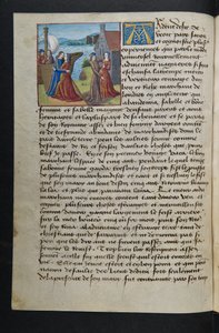 Pagina da Cent Nouvelles Nouvelles, c.1461-62