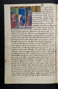 Pagina da Cent Nouvelles Nouvelles, c.1461-62