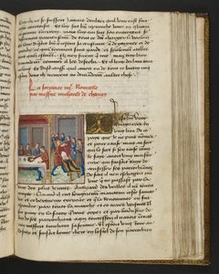 Pagina da Cent Nouvelles Nouvelles, c.1461-62