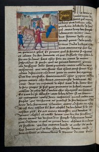 Pagina da Cent Nouvelles Nouvelles, c.1461-62