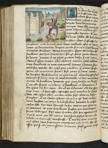 Pagina da Cent Nouvelles Nouvelles, c.1461-62
