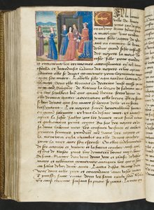 Pagina da Cent Nouvelles Nouvelles, c.1461-62