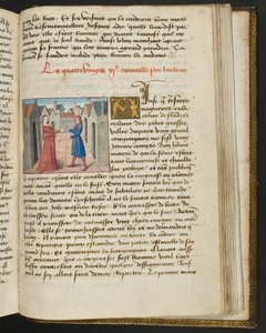 Pagina da Cent Nouvelles Nouvelles, c.1461-62