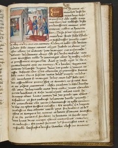 Pagina da Cent Nouvelles Nouvelles, c.1461-62